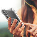 Miniatyrbild 3 av 11: Magnetiskt trådlöst laddningsskal i PC-material för Galaxy S21 Transparent