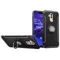 Miniatyrbilde 7 av 11: Stilsäkert Hybridskal med ringhållare för Huawei Mate 20 Lite Grå Grå