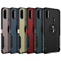 Miniatyrbilde 3 av 8: Huawei P30 Lite - Stilsäkert Robust Skal med Ringhållare LEMAN Mörkblå