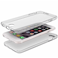 Pikkukuva 11 / 11: Dubbelsidigt Silikonfodral med TOUCHFUNKTION för iPhone 7 PLUS Blå