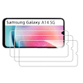 Miniatyrbild 3 av 11: 3-PACK Samsung galaxy A14 5G Skärmskydd i Härdat glas Transparent