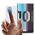 Pikkukuva 8 / 11: HuTech EXXO-Skärmskydd i 3D-utförande till Samsung Galaxy S10+ Transparent/Genomskinlig