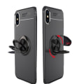Miniatyrbild 6 av 11: iPhone XR - Auto Focus Skal med Ringhållare Svart/Svart