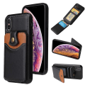 Pikkukuva 4 / 11: iPhone XR - Professionellt Skyddsskal med Kortfack Röd Röd