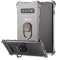 Miniatyrbild 7 av 11: Samsung Galaxy S10 Plus - Stötdämpande Skal med Ringhållare Röd