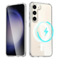 Miniatyrbilde 4 av 11: Magnetiskt trådlöst laddningsskal i PC-material för Galaxy S23 Transparent