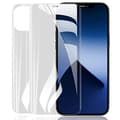 iPhone 13 Mini - Genomtänkt Skärmskydd Hydrogel (Fram & baksida) Transparent