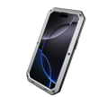 iPhone 16 Pro - Skyddande HEAVY DUTY Aluminium Skal Silver
