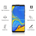 Pikkukuva 1 / 11: 3-PACK Samsung Galaxy A9 (2018) Standard Skärmskydd HD 0,3mm Transparent