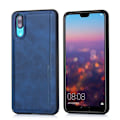 Miniatyrbilde 1 av 11: Stilrent Smidigt Pu-Läder Skal - Huawei P20 Blå Blå