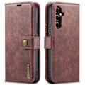 Pikkukuva 4 / 11: Samsung Galaxy A54 5G - Retro Plånboksfodral med Magnetisk Design Grå