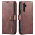 Samsung Galaxy A54 5G - Retro Plånboksfodral med Magnetisk Design Röd