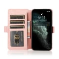 Miniatyrbillede 9 af 11: iPhone 13 Mini - Professionellt Smidigt Plånboksfodral Roséguld