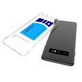 Miniatyrbillede 7 af 11: Stötdämpande Skal med Kortfack - Samsung Galaxy S10 Transparent/Genomskinlig