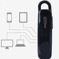 Miniatyrbild 5 av 11: LEMAN M163 Bluetooth-Headset (Handsfree) Vit
