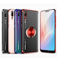 Miniatyrbillede 3 af 11: Huawei P20 - Stilrent Silikonskal med Ringhållare Svart