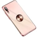 Silikonskal med Ringhållare - Huawei P20 Roséguld