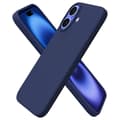 iPhone 17 Silikonskal  Reptålig & Greppvänlig Finish Mörkblå