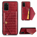 Pikkukuva 5 / 11: Elegant Skal med Kortfack - Samsung Galaxy S20 Plus Grön