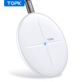 Miniatyrbillede 3 af 5: TOPK 10W Tr�dl�s Snabbladdnings Platta Vit