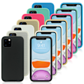 Pikkukuva 8 / 11: iPhone 11 Pro Max - Praktiskt Vattentåligt Dubbelskal Transparent/Genomskinlig