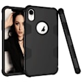 Pikkukuva 1 / 11: Skyddande Hybridskal från LEMAN till iPhone XR Svart Svart