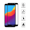 Miniatyrbilde 9 av 11: Skärmskydd 2.5D 3-PACK Ram 9H HD-Clear Screen-Fit Honor 9 Lite Svart