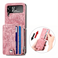Miniatyrbilde 5 av 11: Samsung Galaxy Z Flip 3 - Mobilskal med Korthållare Lila
