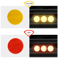 Miniatyrbillede 10 af 11: 5-Pack Effektfull Reflekterande Cirkel Reflexer Blå