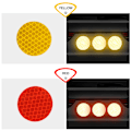 Pikkukuva 10 / 11: 5-Pack Effektfull Reflekterande Cirkel Reflexer Blå