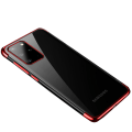 Miniatyrbilde 1 av 11: Samsung Galaxy S20 Plus - Skyddande Floveme Silikonskal Röd Röd