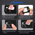 Miniatyrbilde 2 av 11: 2-PACK iPhone 13 HD Kameralinsskydd Transparent/Genomskinlig