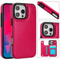 iPhone 16 Pro - Stilrent Skal med Plånbok/Kortfack Rosa