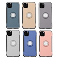 Pikkukuva 11 / 11: iPhone 12 Pro Max - Praktiskt Stilrent Skal med Ringh�llare Svart