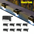 Miniatyrbillede 3 af 11: Effektiv Udendørsbelysning Trådløs (4-pak) SOLCELLER Svart RGB Ljus