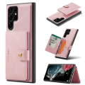 Miniatyrbild 1 av 11: Samsung Galaxy S22 Ultra - Effektfullt Skal med Korthållare Roséguld