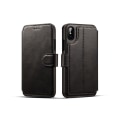 Miniatyrbilde 1 av 11: Praktiskt Fodral med Plånbok - iPhone X/XS (PU-Läder) Svart