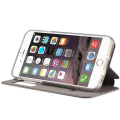 Miniatyrbillede 6 af 11: Smartfodral med Fönster & Svarsfunktion för iPhone 6/6S Vit