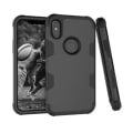 Miniatyrbilde 3 av 11: Stils�kert Skyddsskal "Rugged Robot" f�r iPhone X/XS Svart/Guld Svart/Guld
