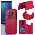 Miniatyrbilde 11 av 11: Praktiskt Skal med Kortfack Samsung Galaxy S9+ (NKOBEE) Röd