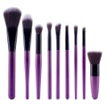Miniatyrbillede 7 af 10: KABUKI-MINERALS Originalborstar i 9-delar Rosa-Silver