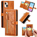 Pikkukuva 4 / 11: iPhone 14 - Plånboksfodral med Kortfack & Zipper Röd