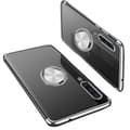 Skal med Ringhållare - Samsung Galaxy A70 Silver
