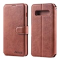 Pikkukuva 1 / 11: Samsung Galaxy S10 - Plånboksfodral Brun