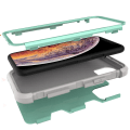 Miniatyrbilde 10 av 11: iPhone 11 Pro Max - Stötdämpande Skyddsskal (RUGGED ROBOT) Svart Svart