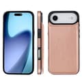 iPhone 17 Air Plånboksskal  NKOBEE Design med Klass Roséguld
