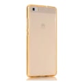 Miniatyrbild 1 av 8: Huawei P10 Lite - Dubbelsidigt Silikonfodral med TOUCHFUNKTION Guld