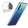 Pikkukuva 11 / 11: 360° TPU Silikonfodral | Samsung A9 2018 | Heltäckande Skydd Guld