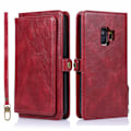 Miniatyrbillede 2 af 11: Samsung Galaxy S9 - Kraftig Smart Wallet Case Brun
