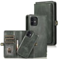 Pikkukuva 2 / 11: iPhone 12 Mini - Käytännöllinen ja kestävä 2-in-1 lompakkokotelo Brun